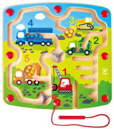 Labyrinthe magnétique construction et chiffres de Hape